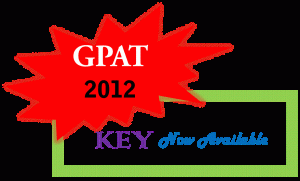 GPAT 2012 key now released