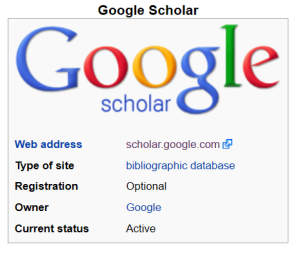 Google scholar details