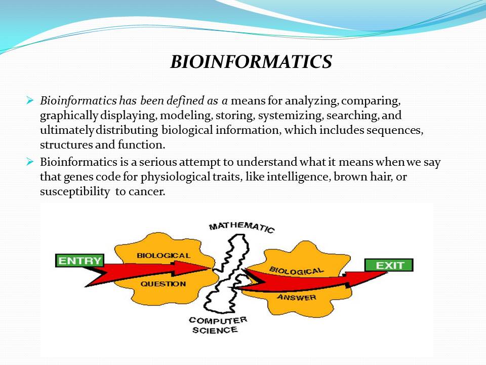 PPT] Introduction to Bioinformatics – 