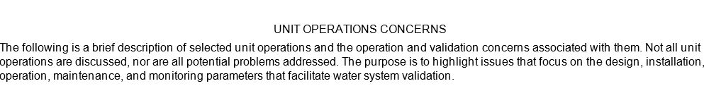 [PPT PDF] Pharmaceutical Water System Design Validation -UNIT OPERATIONS CONCERNS im