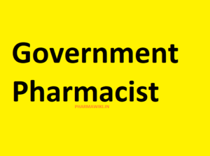 Government Pharmacist GENERAL STUDIES