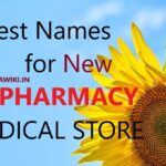 Latest names for new pharmacy store medical shop